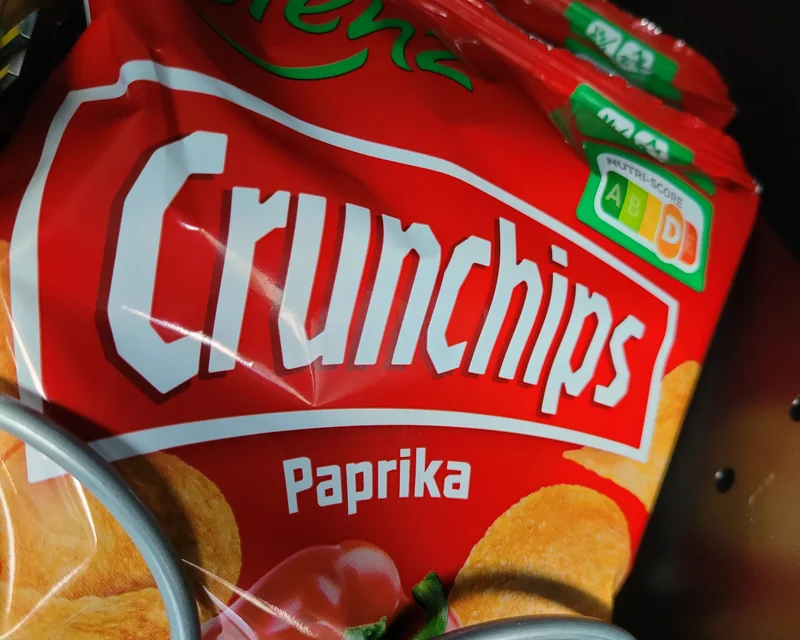 Crunchips Paprika in der Spirale