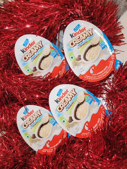 Kinder Creamy zur Weihnachtszeit