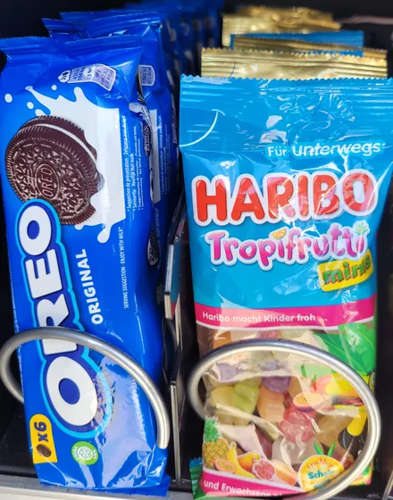 Oreo und Haribo Tropifrutti