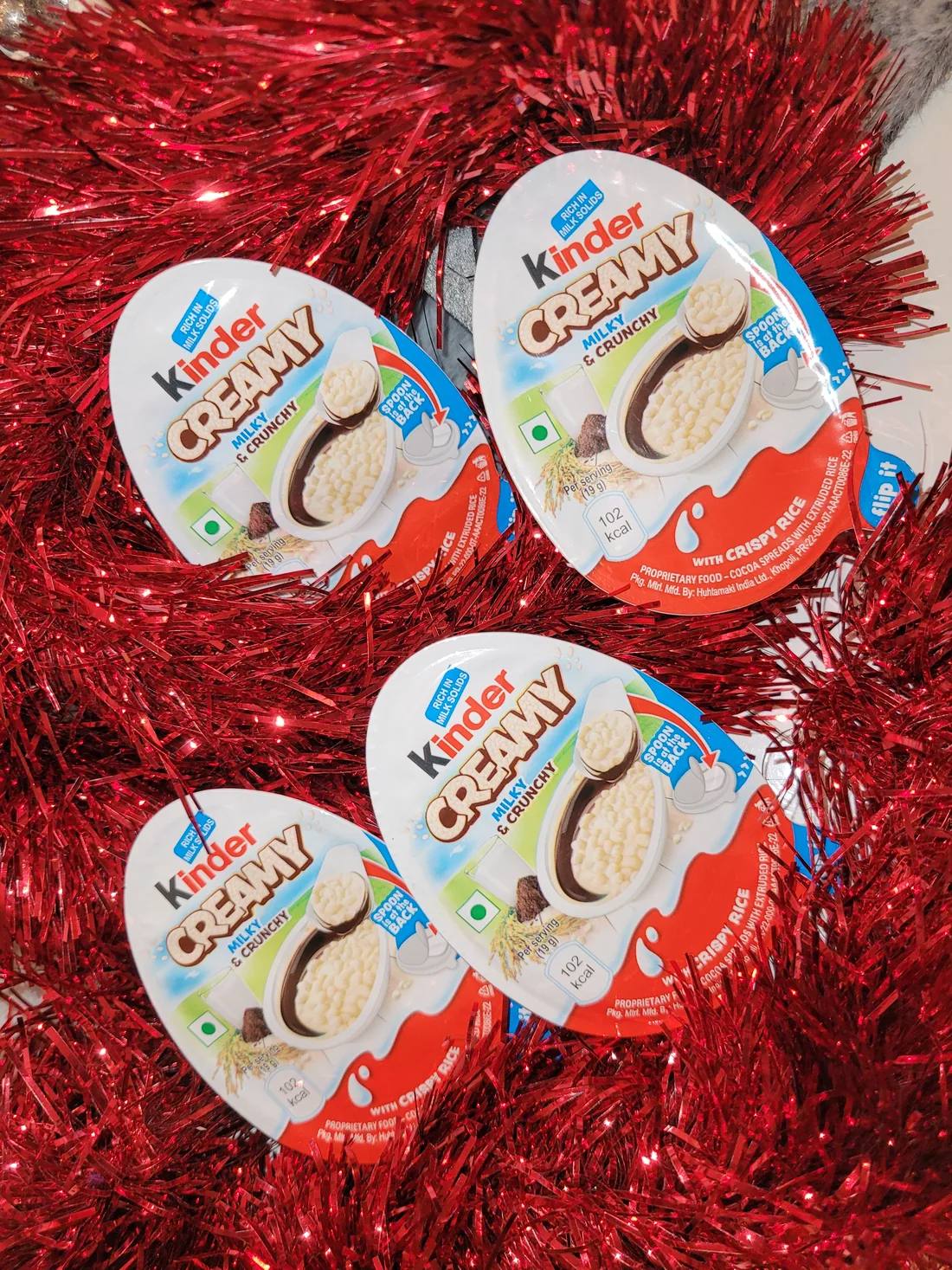 Kinder Creamy zur Weihnachtszeit